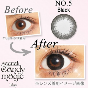 Secret Candy Magic 1-Day No.05 Black 20片裝